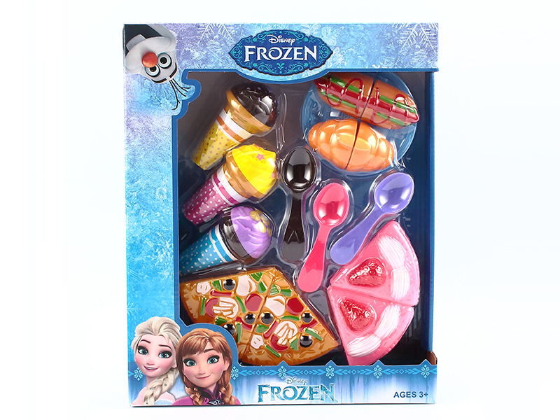 Frozen Pizza,Cake, Ice Cream,Cuttable Bread Set