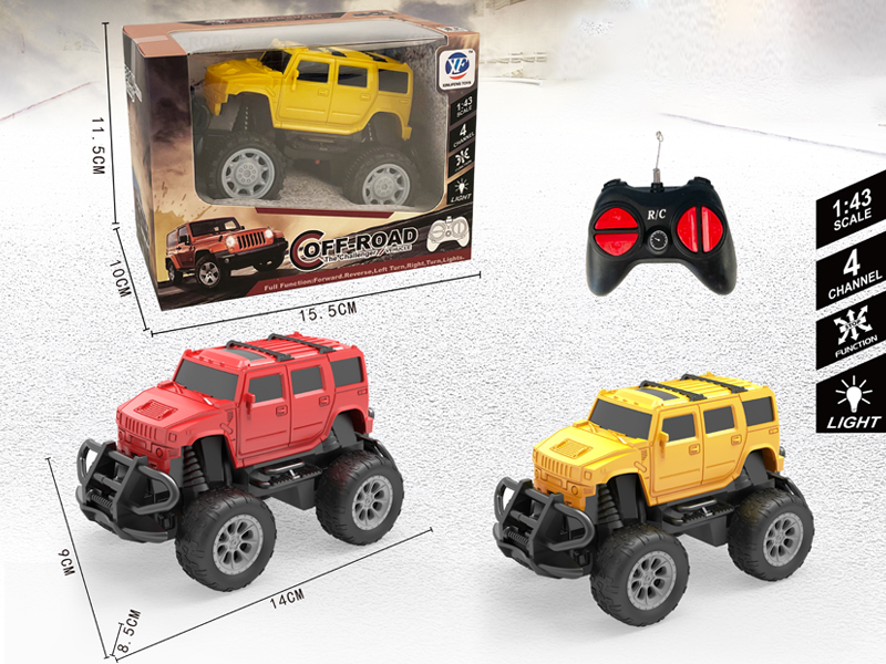 1:43 4Ch R/C Small Off-Road Vehicle Hummer H2