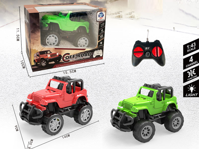 1:43 4Ch R/C Small Off-Road Vehicle Jeep Horse Herder