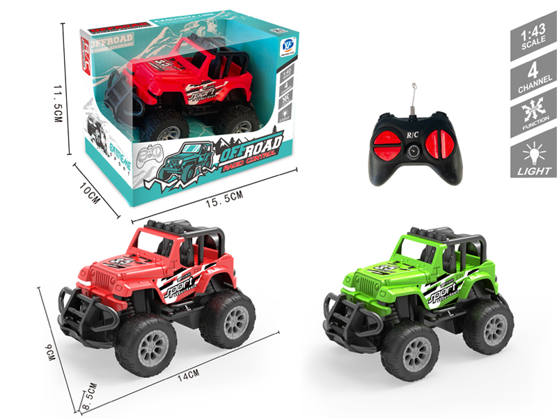 1:43 4Ch R/C Small Off-Road Vehicle Jeep Horse Herder