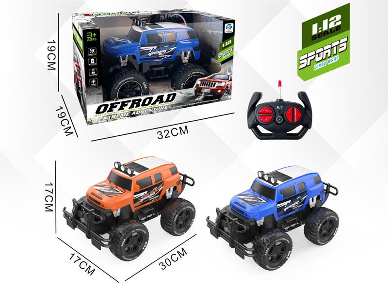 1:12 4Ch R/C Large Off-Road Vehicle Toyota Cooluze With Forward Light