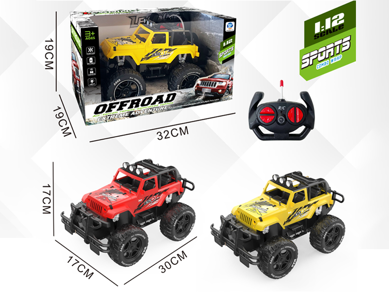 1:12 4Ch R/C Large Off-Road Vehicle Horse Herder With Forward Light