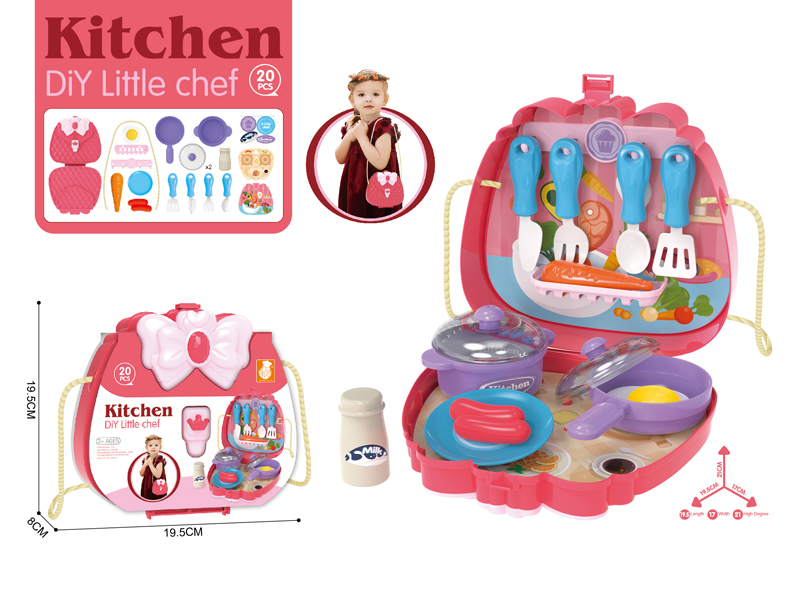 20PCS 2-In-1 Tableware Shoulder Bag
