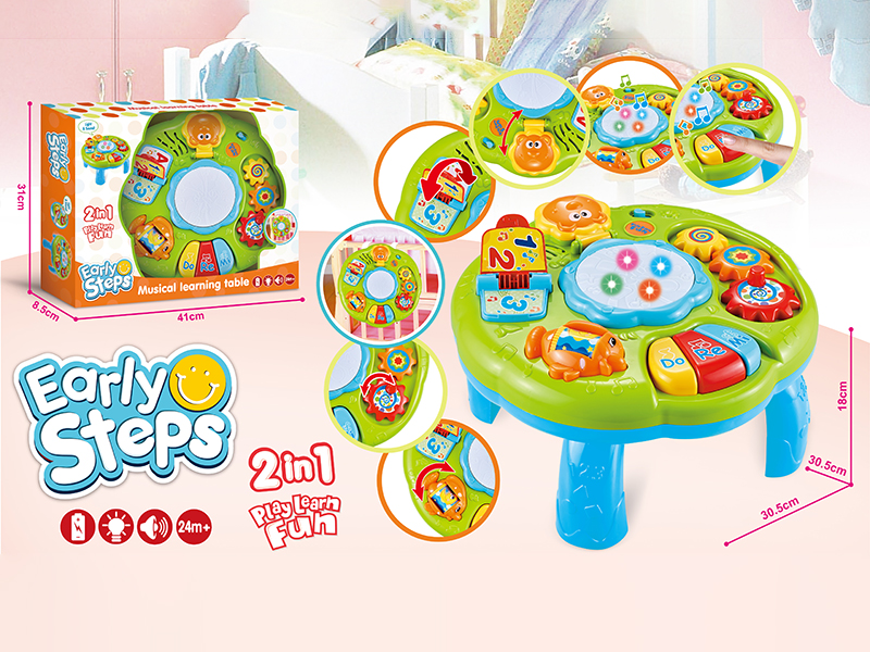 Multifunction Learning Table With Light And Music