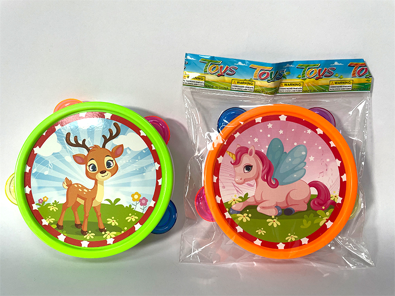 14CM Cartoon Tambourine