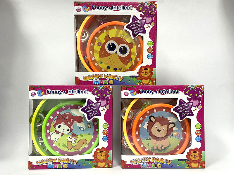 Cartoon Tambourine Set