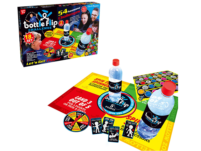 Bottle Flip Challenge Board Game
