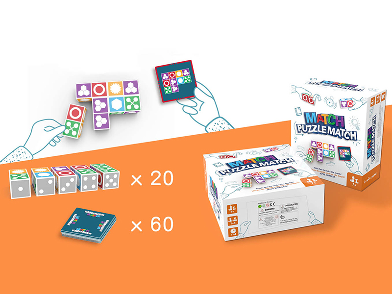Shape Matching Master Card Board Game