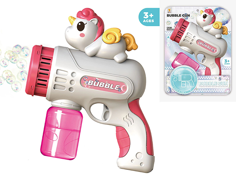 10 Hole Unicorn Bubble Pistol