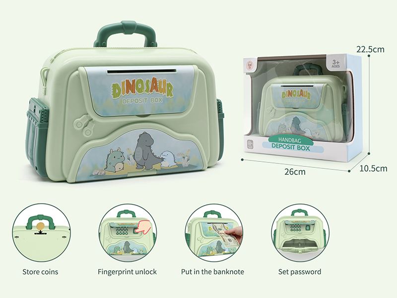 Green Girl Handbag Deposit Box