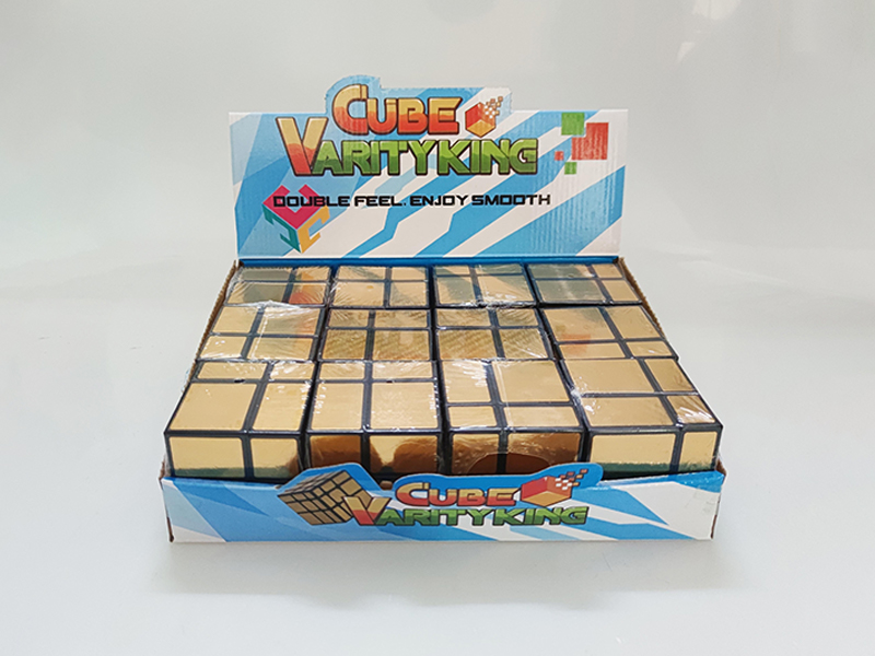 12Pcs Golden Second-Order Mirror Cube