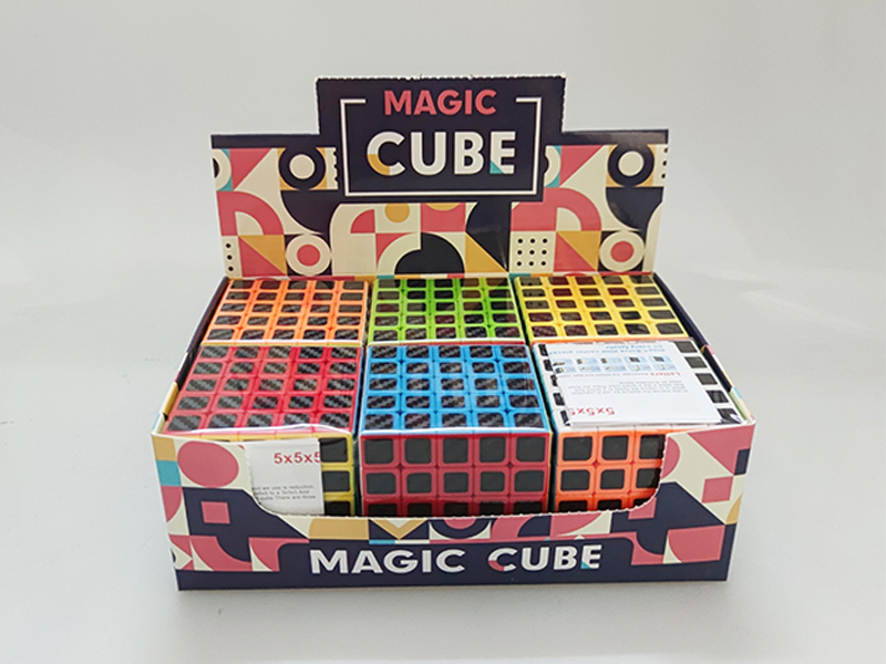 6Pcs Carbon Fiber Fifth Order Magic Cube (With Instructions)