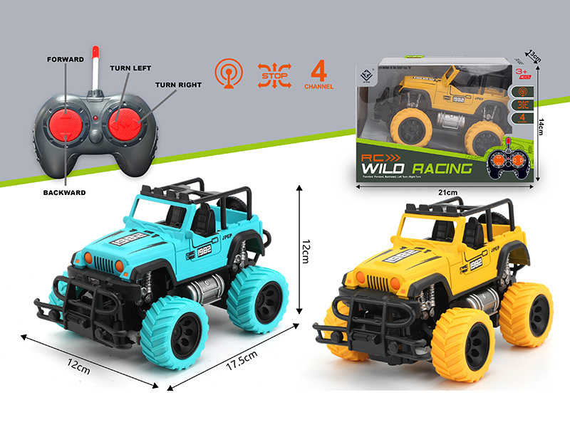 1:28 4-Channel Remote Control Jeep