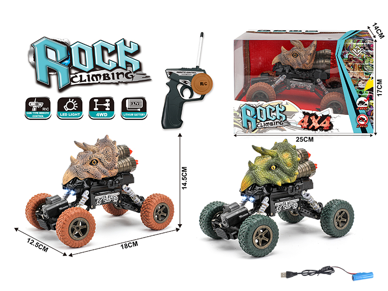 1:22 4WD Triceratops Remote Control Climbing Car(27Mhz)