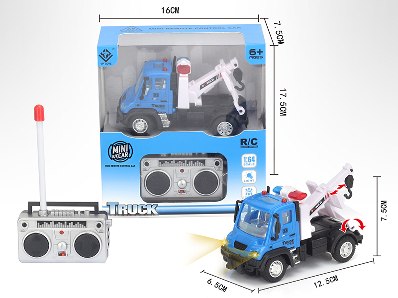 1:64 4-Channel Remote Control Tow Truck(German Style)