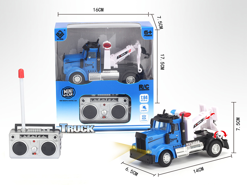 1:64 4-Channel Remote Control Tow Truck(American Style)