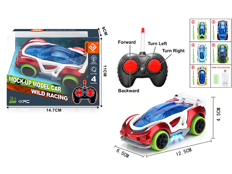 DIY Assembly Alloy Remote Control Car(27Mhz)