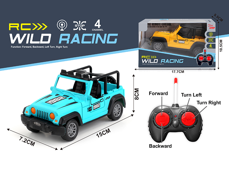 4-Channel Remote Control Jeep
