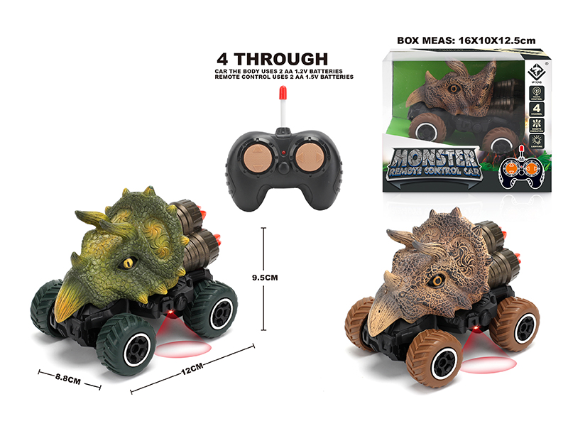 1:43 4-Channel Remote Control Triceratops Mini Cross-Country Car