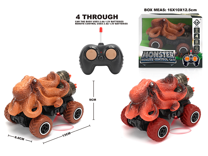 1:43 4-Channel Remote Control Octopus Mini Cross-Country Car