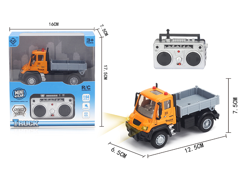 1:64 2.4G Remote Control Alloy Transport Truck