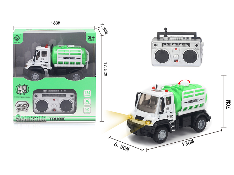 1:64 2.4G Remote Control Alloy Sanitation Sprinkler