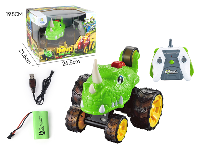 R/C Dinosaur Spinning Stunt Car (Including Electricity)