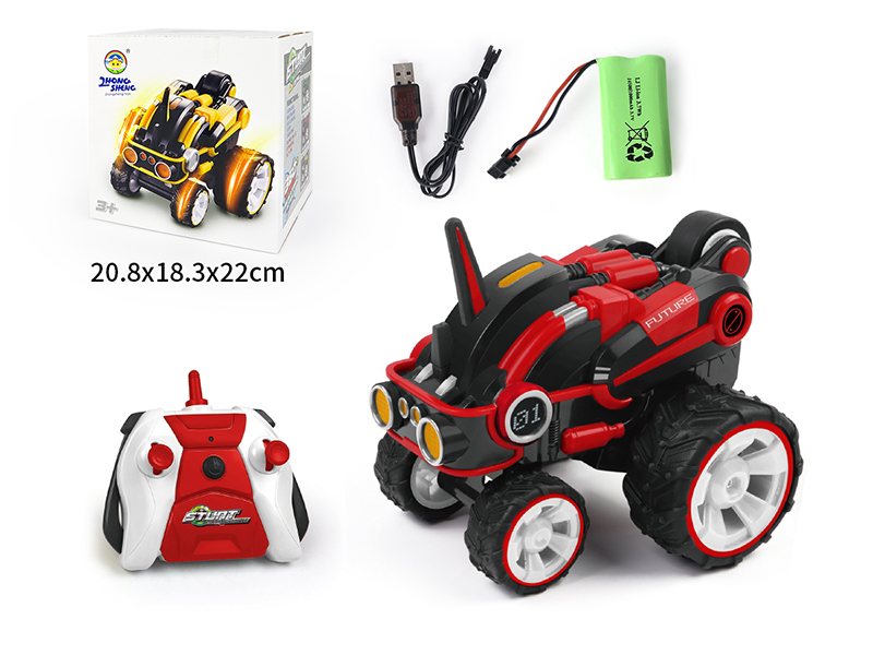 R/C Red Mechanical Unicorn Stunt Car (Including Electricity)