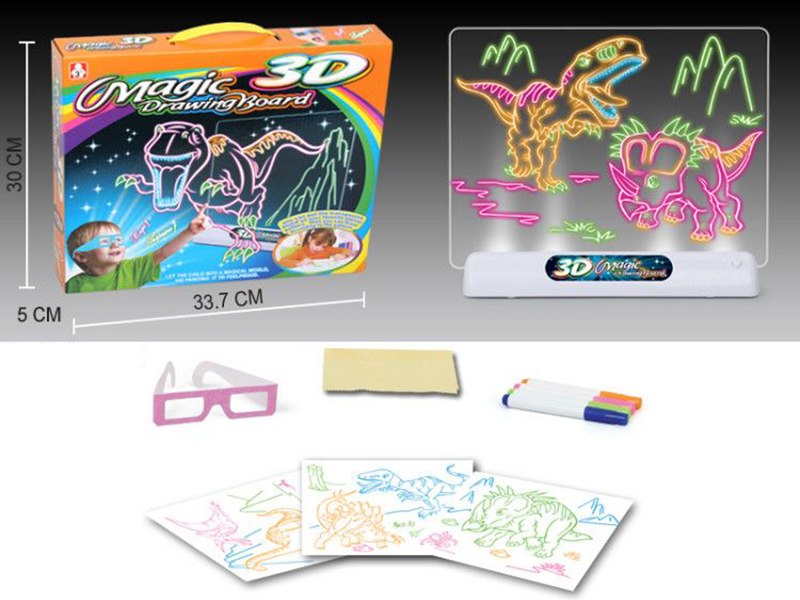 3D Magic Drawing Board(Dinosaur Animal)