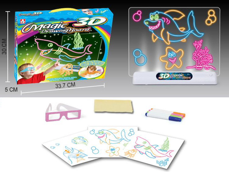 3D Magic Drawing Board(Sea World)