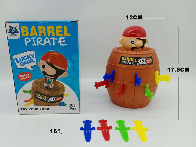 Pirate Barrel Lucky Game(Middle Size)