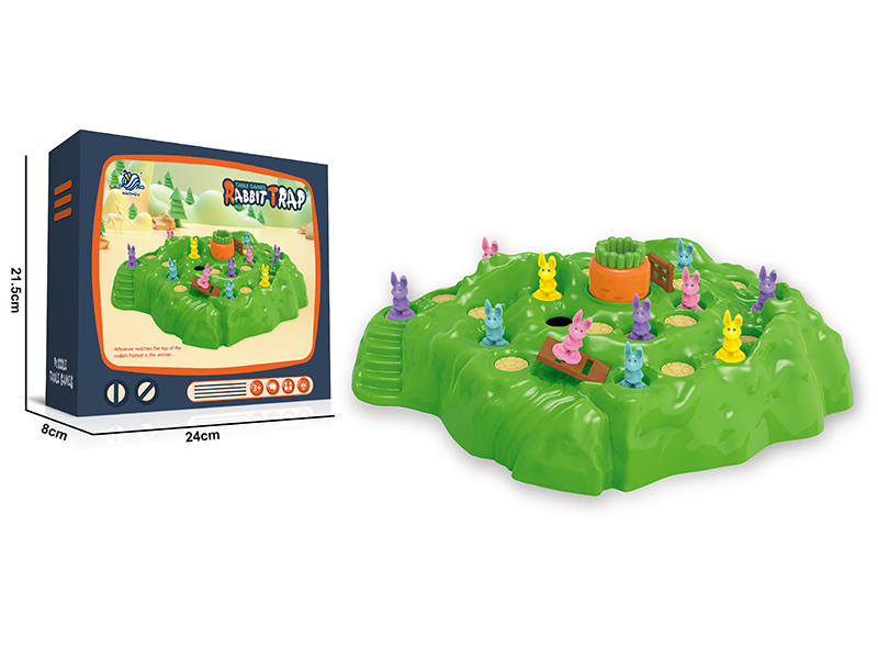 Middle Size Rabbit Trap Table Game(4 Traps + Map)