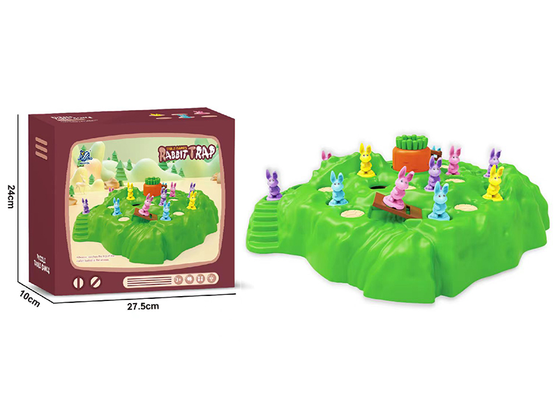 Large Rabbit Trap Table Game(4 Traps)