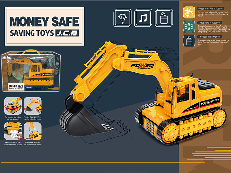 Excavator Intelligent Piggy Bank