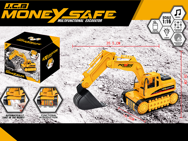 Excavator Intelligent Piggy Bank