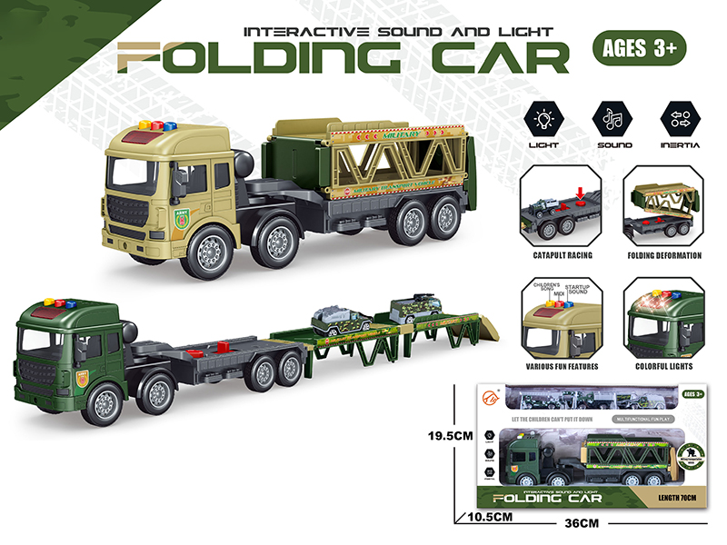 Military Folding Catapult Car With Sound And Light