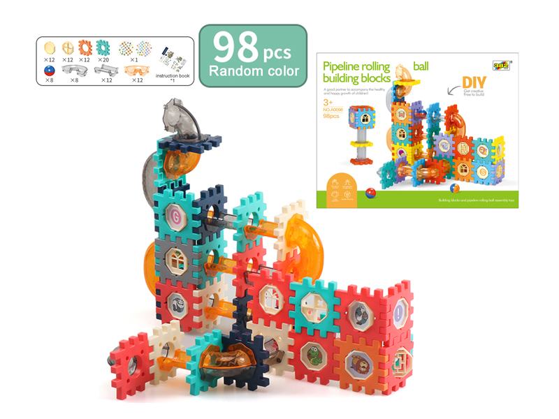 98PCS Pipe Building Block
