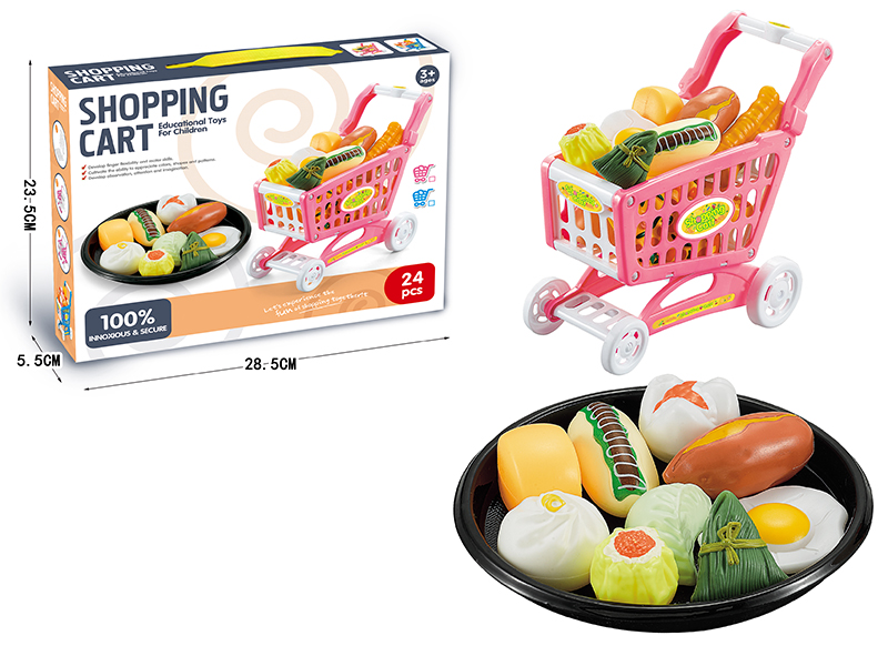 Shopping Cart + Breakfast Snacks Set