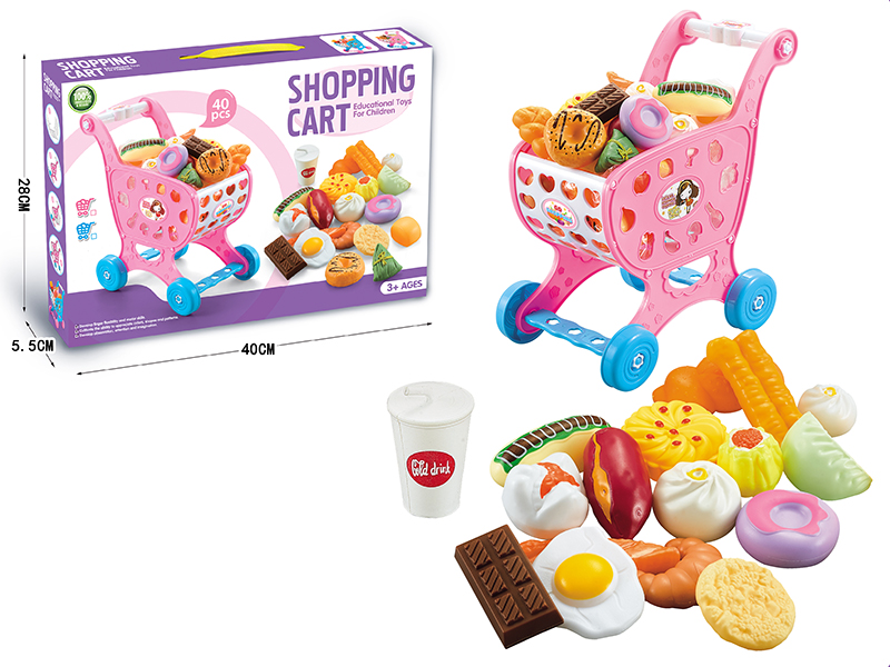 Shopping Cart + Breakfast Snacks Set