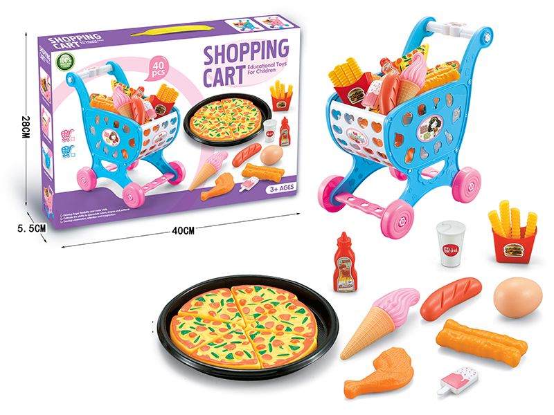 Shopping Cart +  Pizza Set