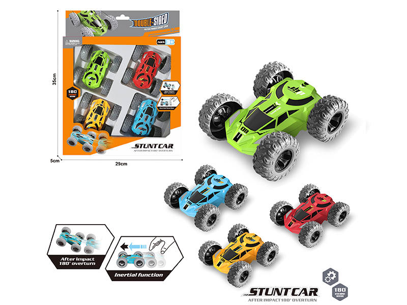 4WD Friction Double-Sided Stunt Car