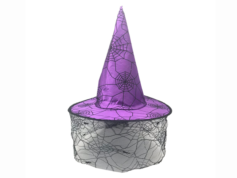 12pcs Witch Hat With Veil