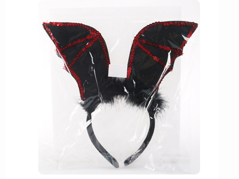 Velvet Cloth Bat Hair Hoop