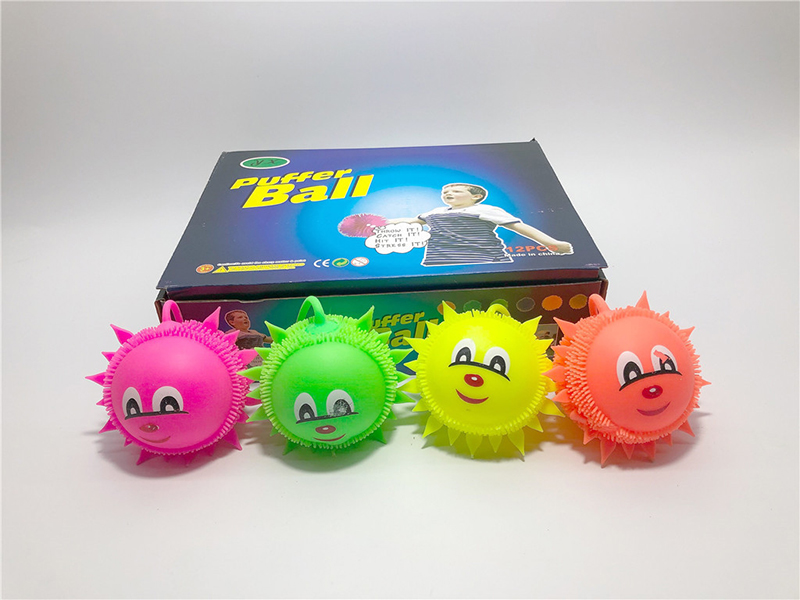 Flash Puffer Ball Squeeze Toy 12pcs