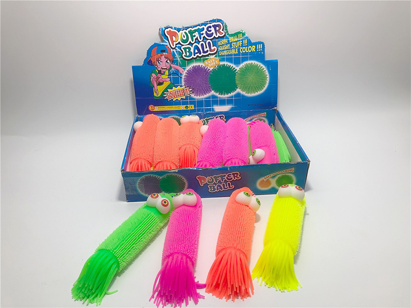 Flash Caterpillar Squeeze Toy 12pcs