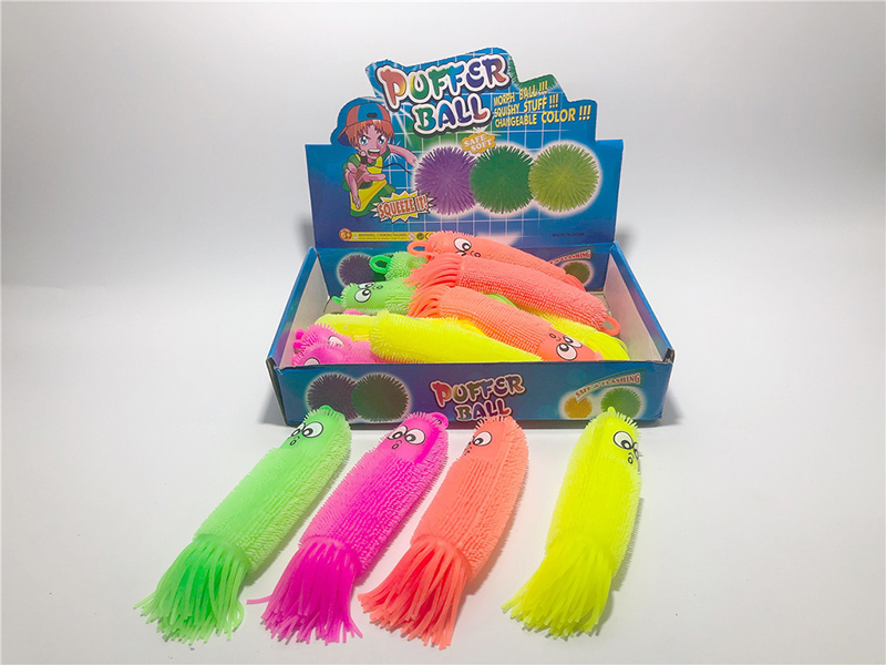 Flash Caterpillar Squeeze Toy 12pcs