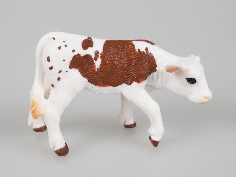 Walking Yellow Spotted Calf