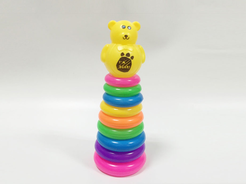 Bears Haunt The Rainbow Tower With 9 Layers Of Small Round Rainbow Rings