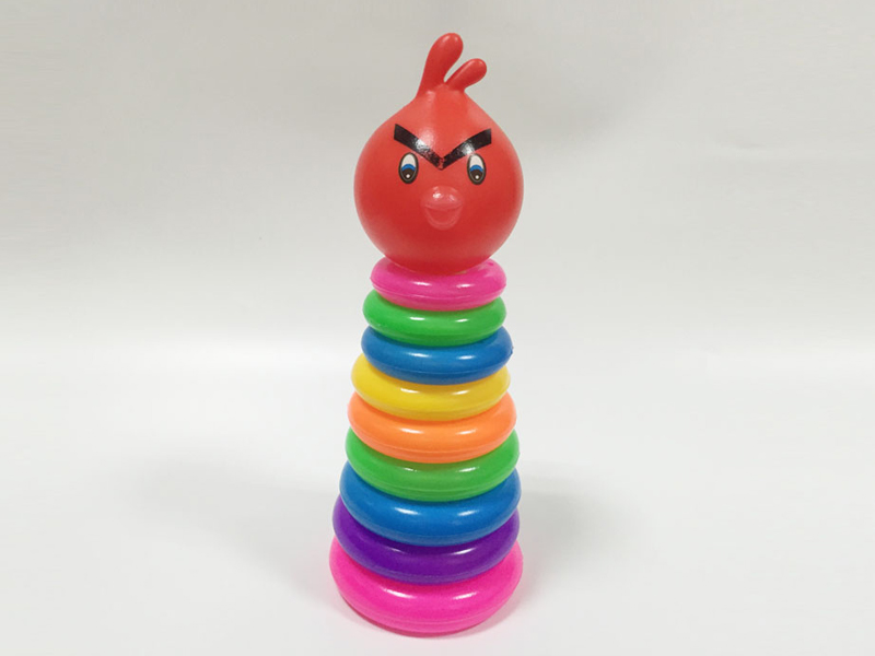Angry Birds 9-Layer Small Round Rainbow Ferrule Rainbow Tower