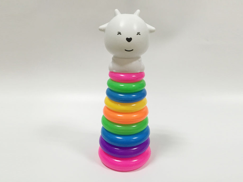 Sheep 9-Storey Small Round Rainbow Ferrule Rainbow Tower